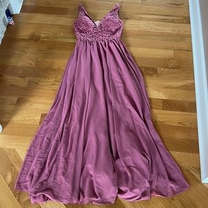Morilee Madeline Gardner Bridesmaid Dress in Dusty Rose